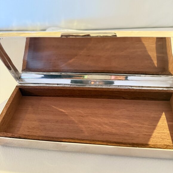 NEW RALPH LAUREN CHERRINGTON SILVERPLATE OBLONG THIN BOX - Picture 8 of 12